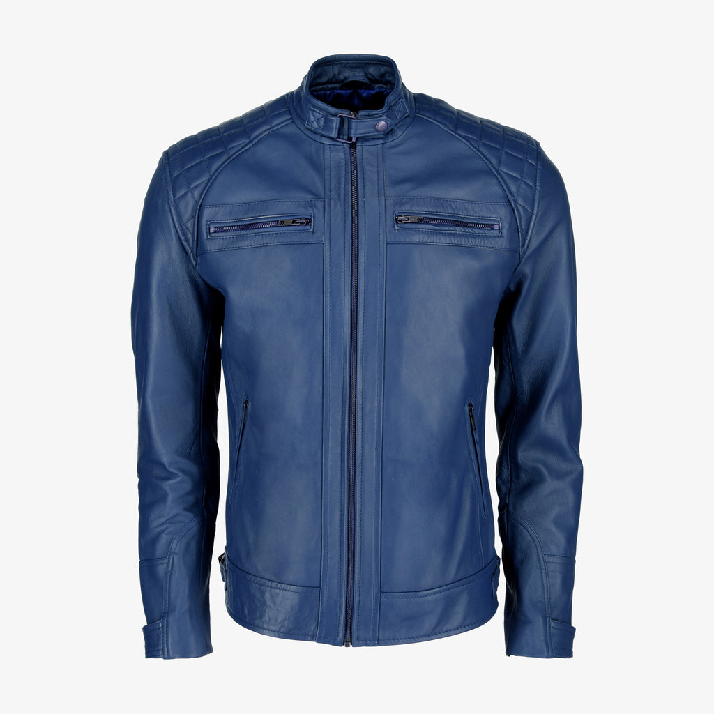 Men’s Timeless Black Lambskin Leather Jacket