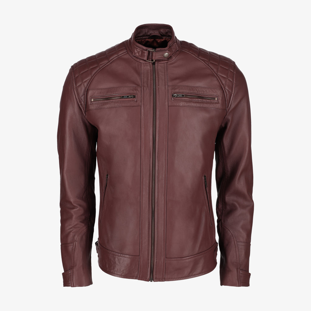Men’s Timeless Black Lambskin Leather Jacket